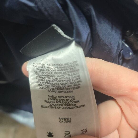 Mountain Hardwear Ratio Down Blue Puffer Vest - Picture 7 of 7